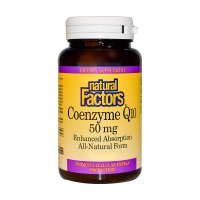 Natural Factors 辅酶Q10软胶囊(增强吸收 50毫克 250粒)