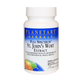 planetary herbals 圣约翰草提取物片剂(600毫克 60片)