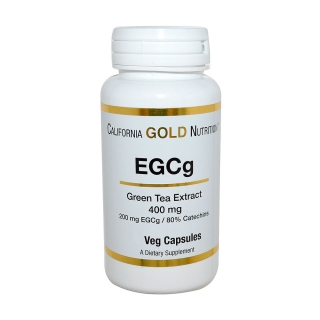 California Gold Nutrition EGCG 绿茶提取物素食胶囊(90粒) 