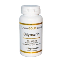 California Gold Nutrition 水飞蓟提取物素食胶囊(300mg*120粒)