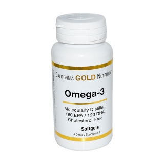 California Gold Nutrition Omega-3软胶囊(75粒)