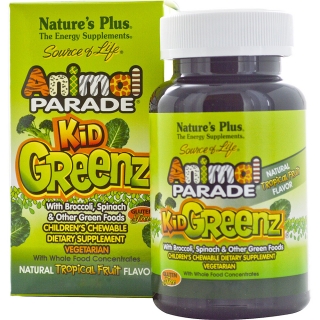 natures plus 儿童绿色能量片(60片)
