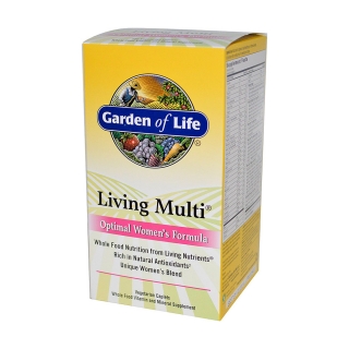 Garden of Life Living Multi 女士配方素食片(120粒)
