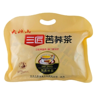 三匠 荞麦茶 黑苦荞茶 田园型 袋装(220g)