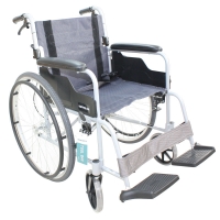 康扬(KARMA)手动折叠铝合金免充气老人轮椅车KM-1505