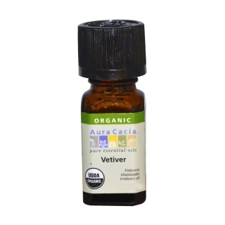 Aura Cacia Organic Vetiver oils(10ml)