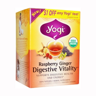 Yogi Tea Raspberry Ginger Digestive Vitality(32包)