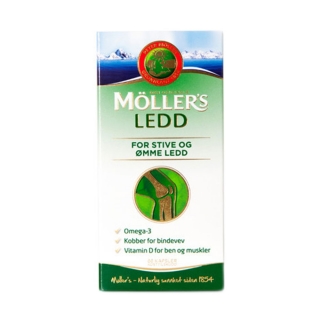 挪威 沐乐思Mollers 深海鳕鱼鱼油胶囊(ledd)