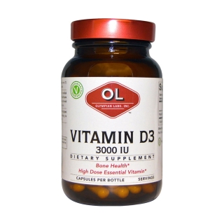 Olympian Labs 维生素D3胶囊(3000IU 150粒)