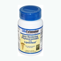 Life Extension 植物神经酰胺素食液体胶囊(含Lipowheat 120粒)