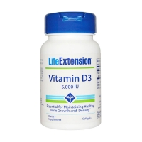 Life Extension 维生素D3软胶囊(5000IU 120粒)