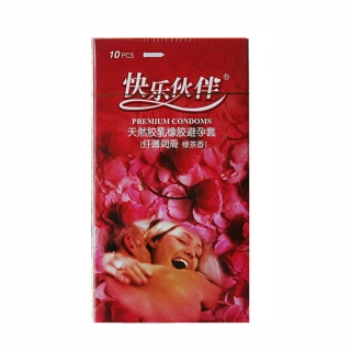 快乐伙伴安全套(纤薄润滑 绿茶香)