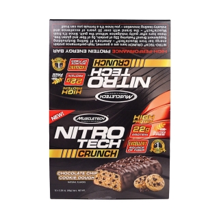 Muscletech Nitro Tech Crunch Bars(巧克力曲奇味 95克)