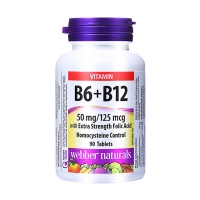 伟博 webber naturals 复合维生素B6+B12营养片