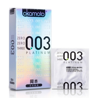 天然胶乳橡胶避孕套(白金超薄)(003)(冈本)