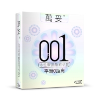萬妥 水性聚氨酯避孕套001 2只装