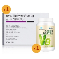 左甲状腺素钠片(优甲乐)+康恩贝 B族维生素片 0.7g/片*100片
