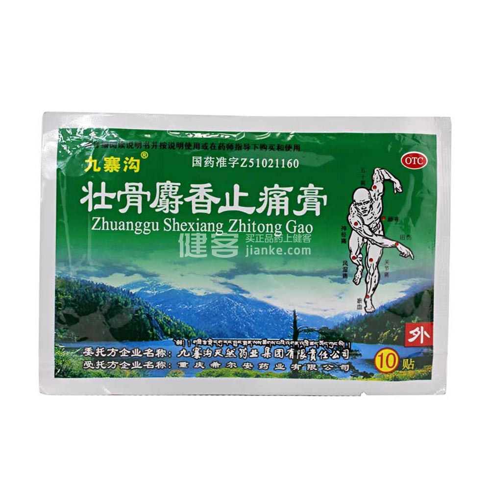 壮骨麝香止痛膏(九寨沟)