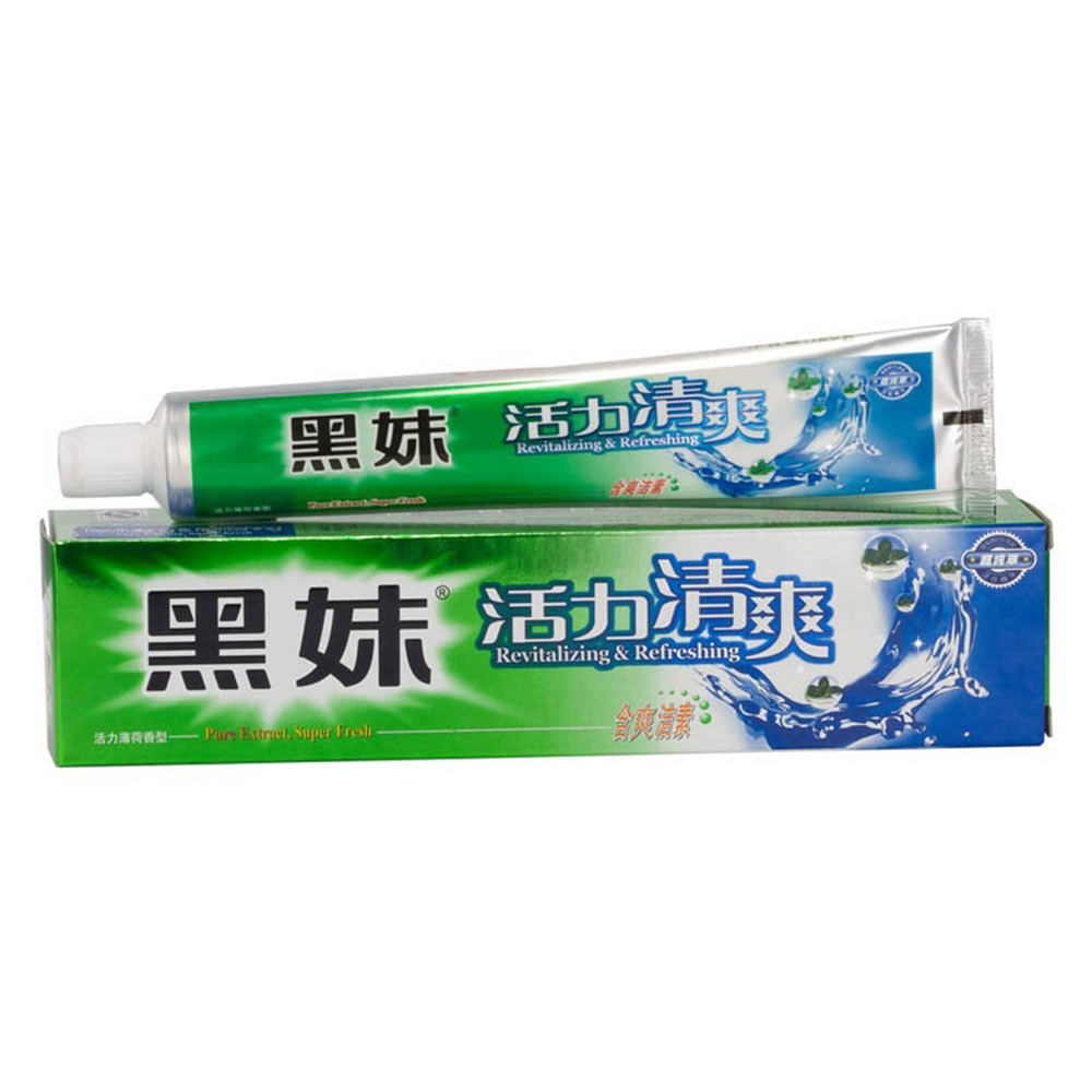 黑妹活力清爽牙膏