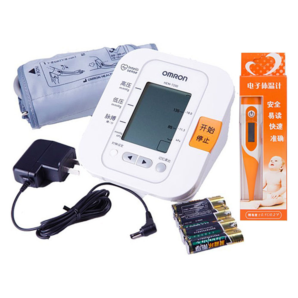 欧姆龙电子血压计hem7200体温计t15s