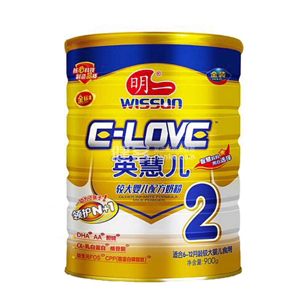 明一英慧儿较大婴儿配方奶粉2段