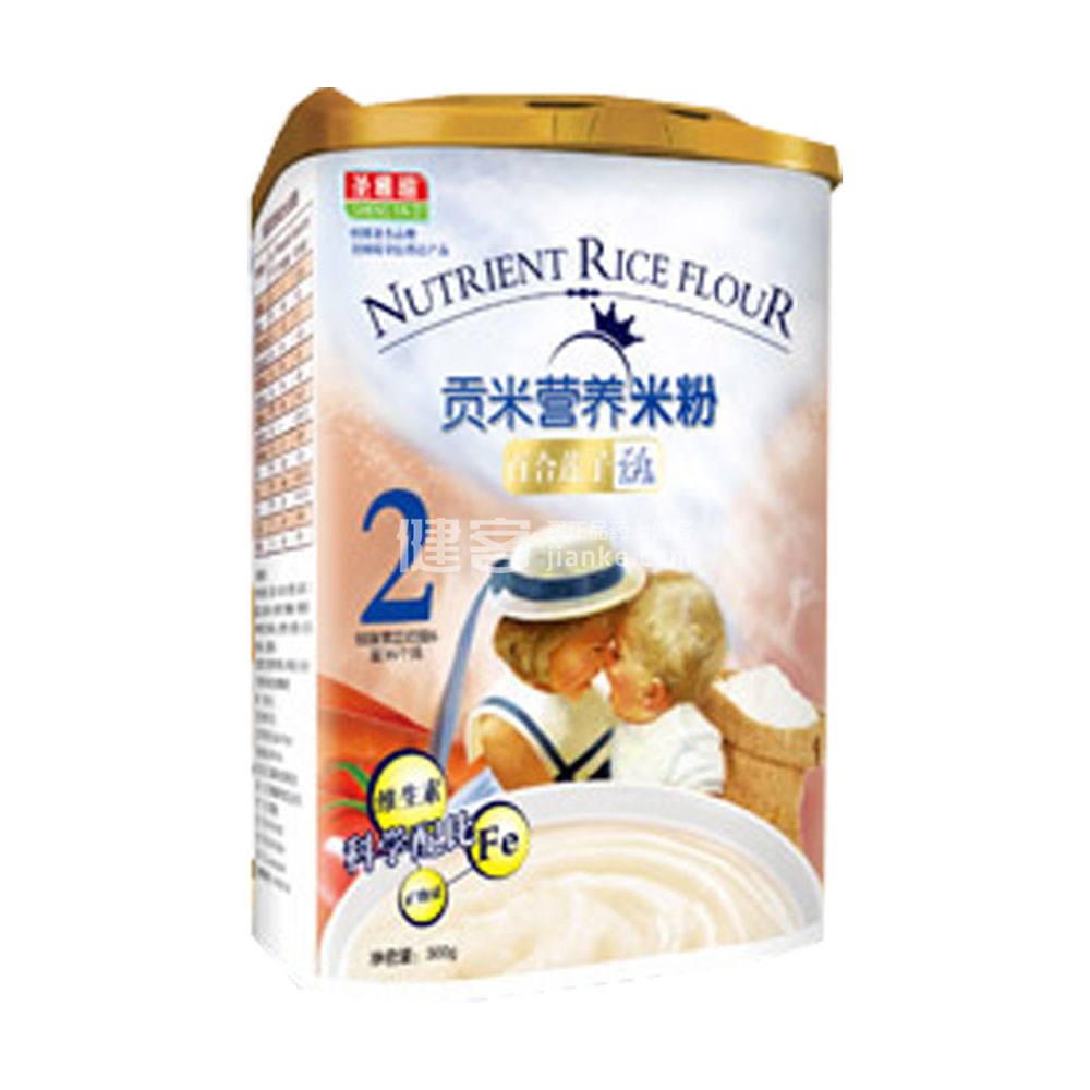 圣雅滋百合莲子贡米营养米粉2段