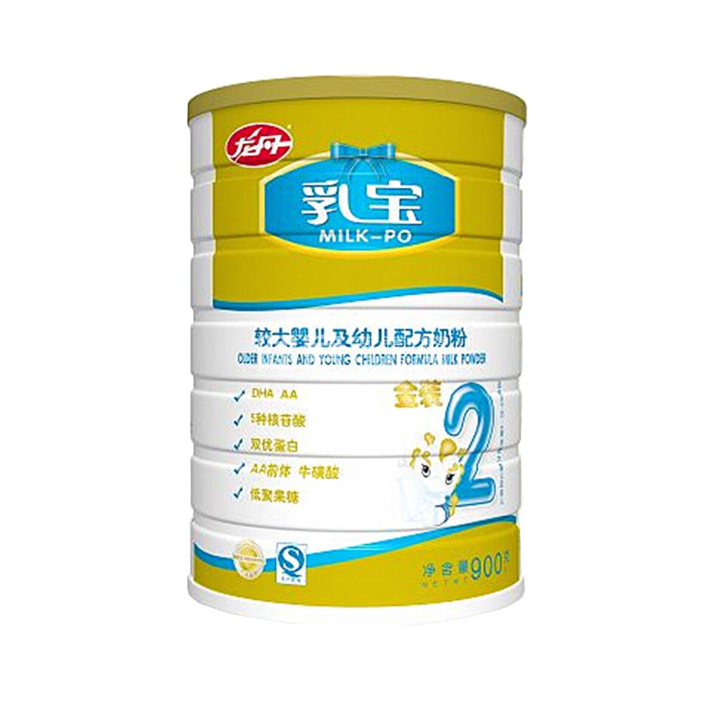 龙丹乳宝2段较大婴儿及幼儿配方奶粉