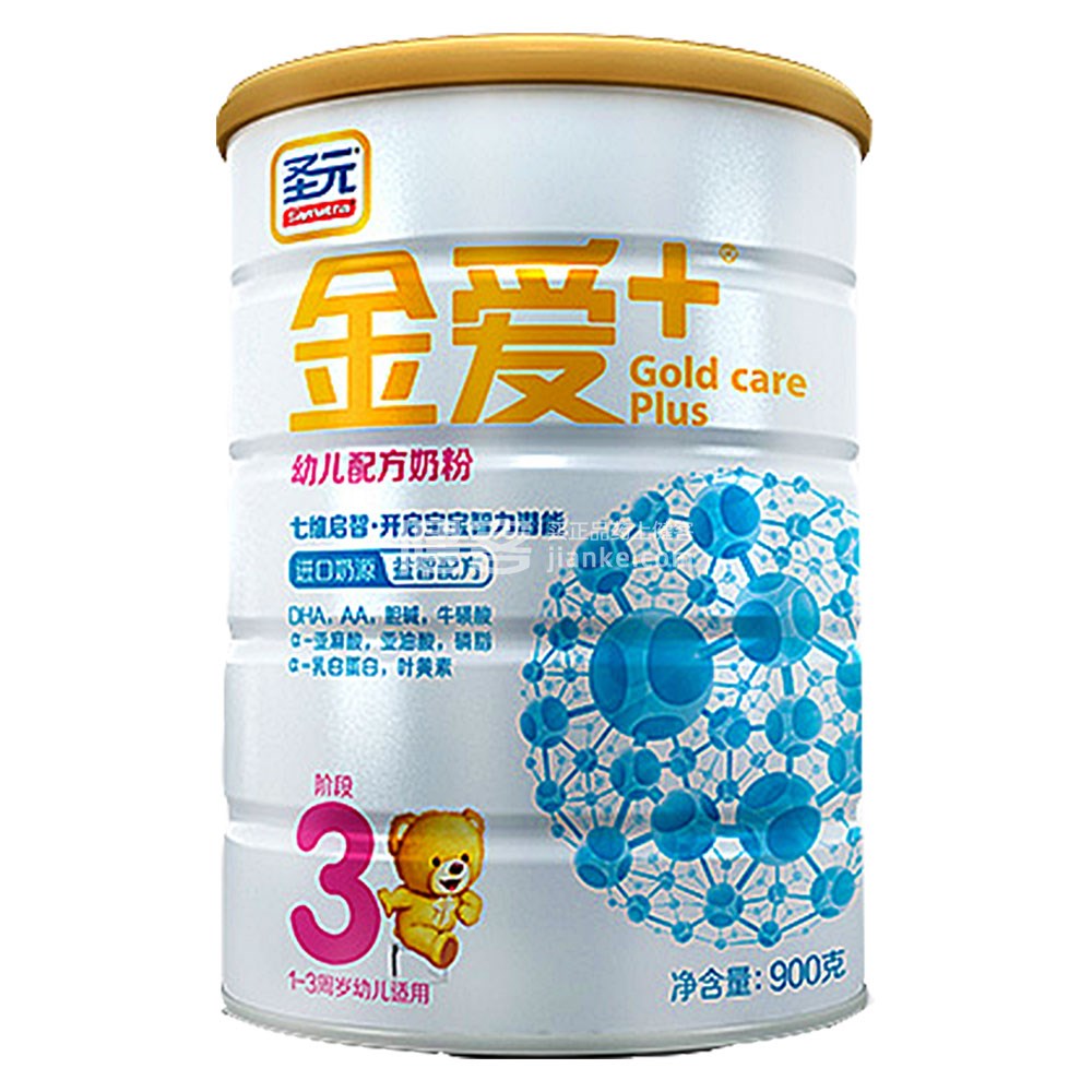 圣元 金爱 幼儿配方奶粉3段 通用名称: 金爱 幼儿配方奶粉3段 产品