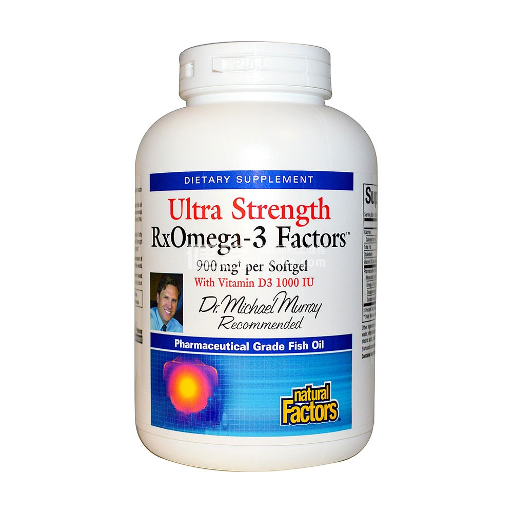 Natural Factors Ultra Strength RxOmega-3 Factors(Ultra Strength RxOmega ...