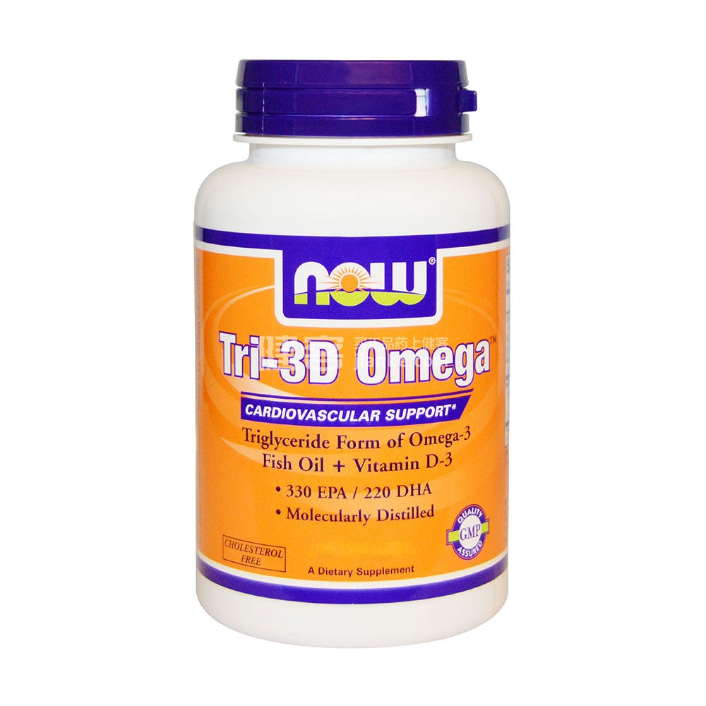 Now Foods Tri-3D Omega软胶囊 220粒(Tri-3D Omega软胶囊) _说明书_作用_效果_价格_方舟健客网上药店