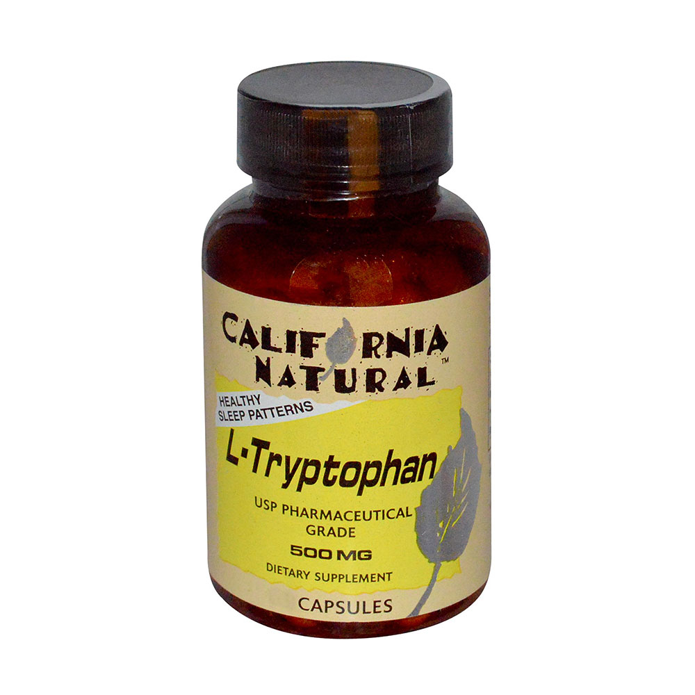 california natural l-色氨酸胶囊(60粒)