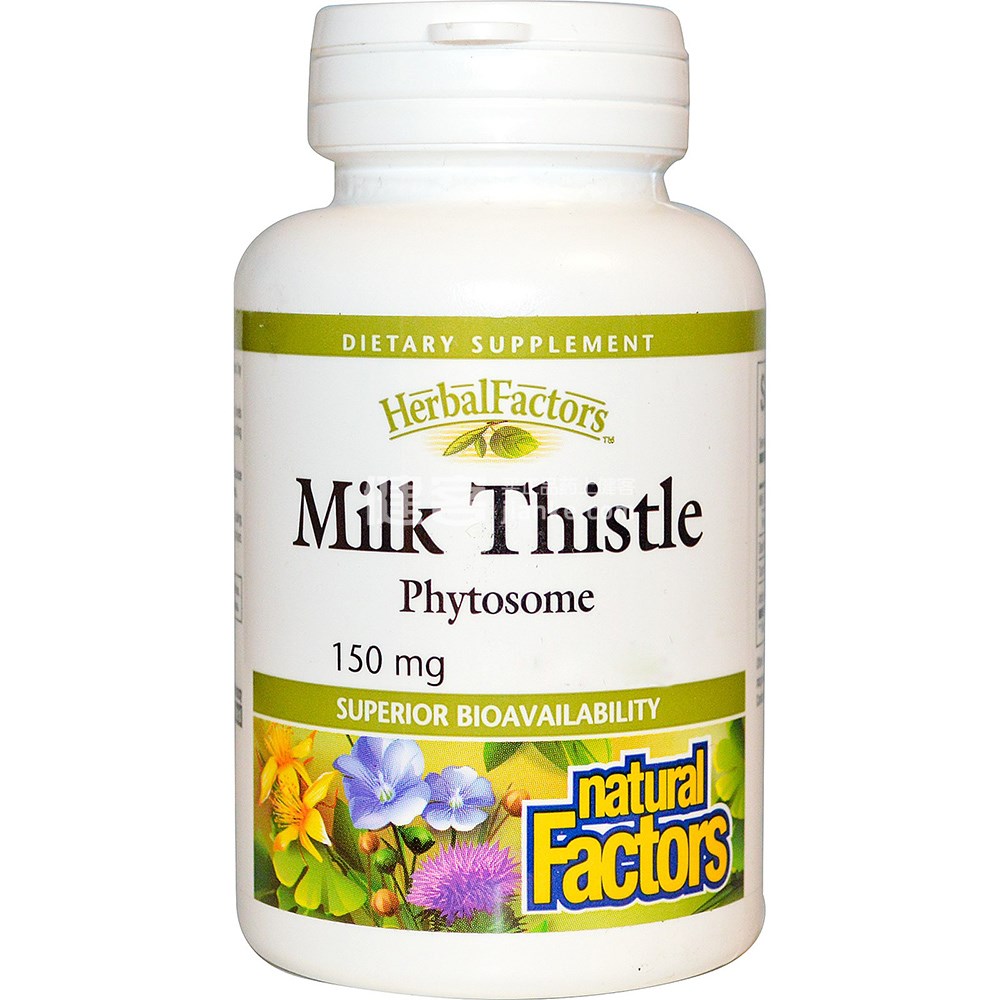 Natural Factors Milk Thistle(150毫克 150粒)(Milk Thistle) _说明书_作用_效果_价格_方舟健客网