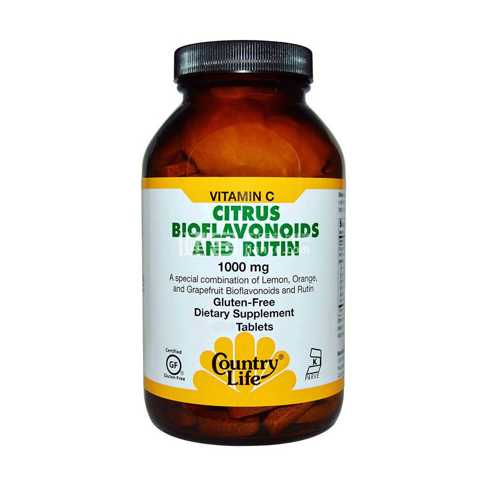 country life 柑橘生物类黄酮和芦丁片(220片)