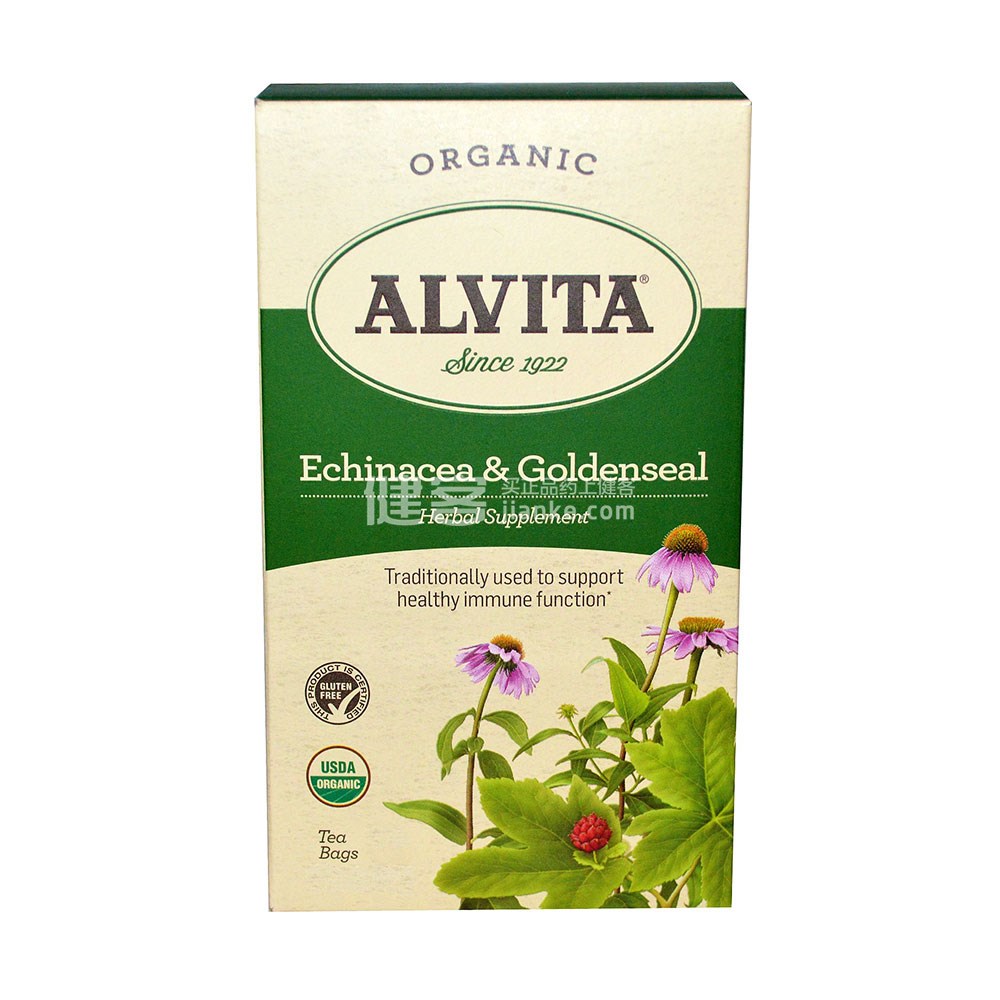 alvita teas 紫锥菊和白毛茛茶袋(30克)