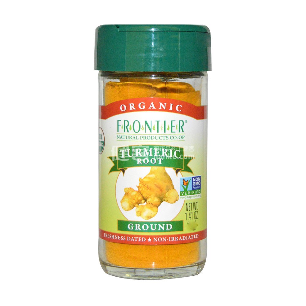 Frontier Natural Products 有机姜黄根(20克)(有机姜黄根) _说明书_作用_效果_价格_方舟健客网上药店
