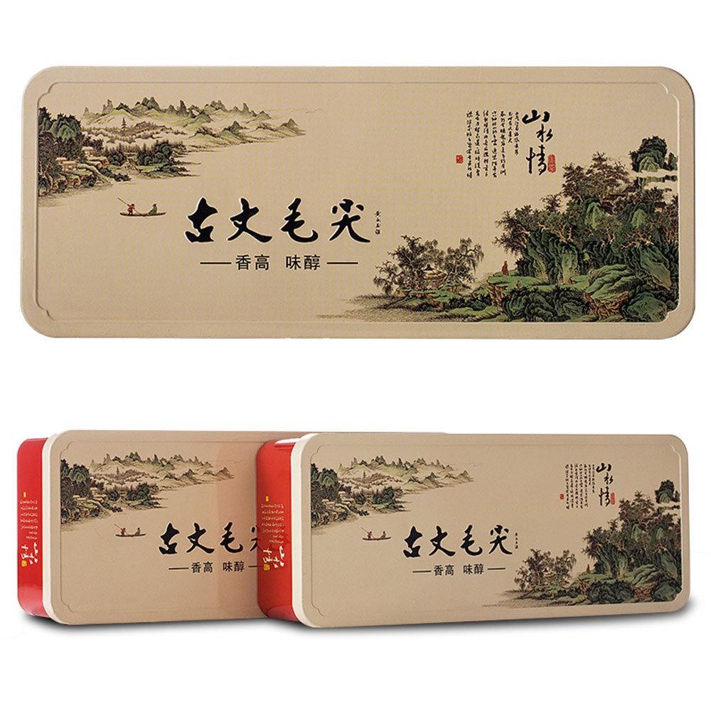 至仁膳 古丈毛尖(长铁盒装 90g)