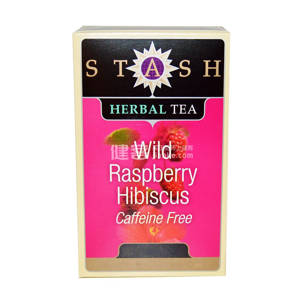 Stash Tea Wild Raspberry Hibiscus Herbal Tea(15包)(Wild Raspberry ...