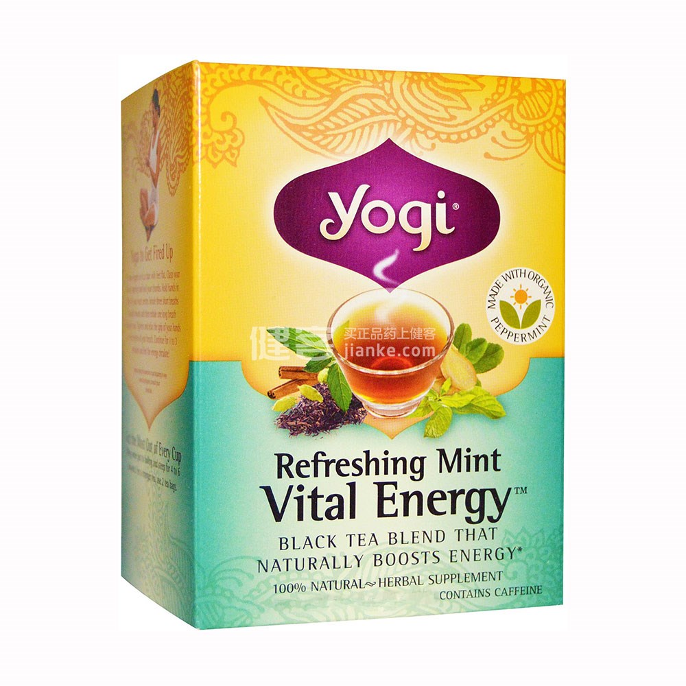Yogi Tea Vital Energy Refreshing Mint(16包)(Vital Energy Refreshing Mint