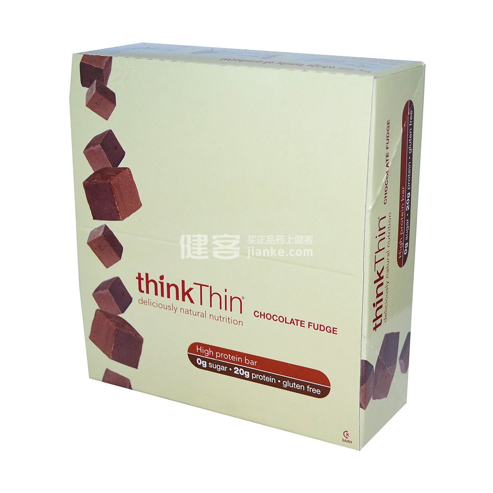 thinkthin high protein bar chocolate fudge(10条)