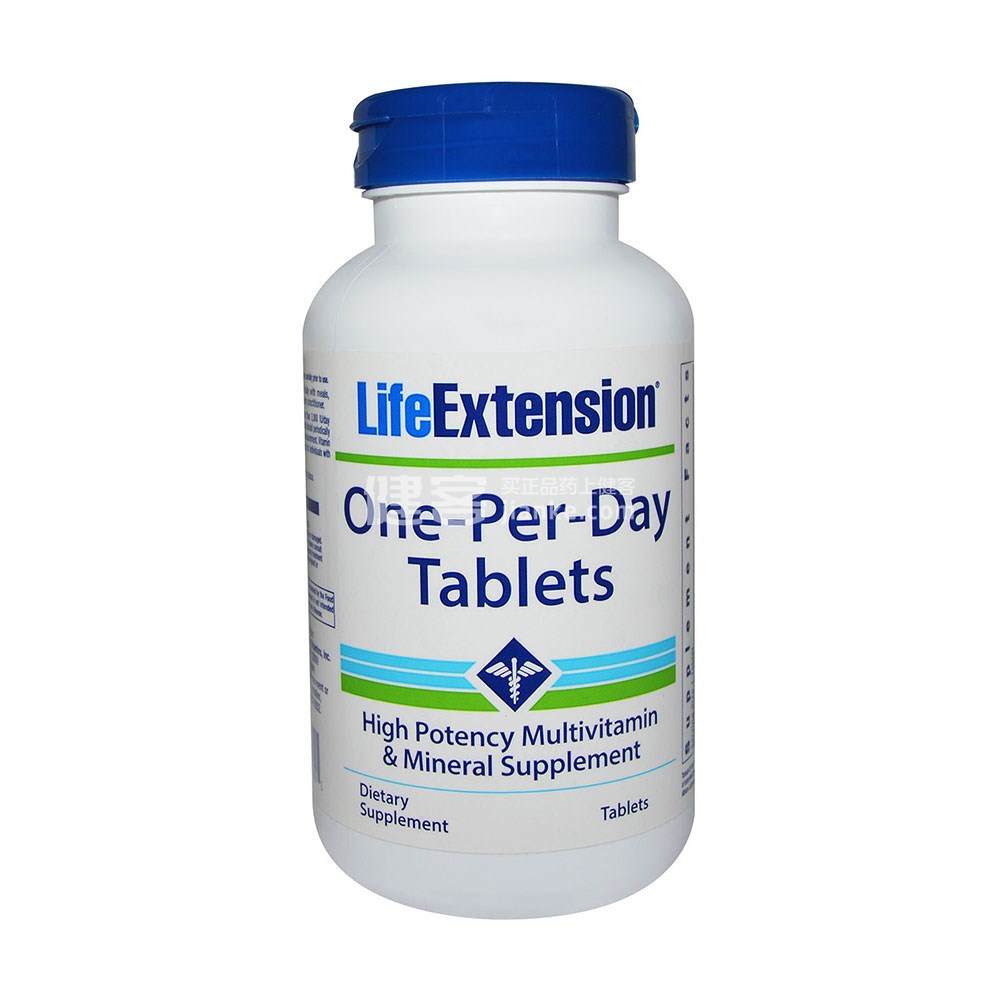 Life Extension One-Per-Day Tablets(双效 90片)(One-Per-Day Tablets) _说明书_作用 ...
