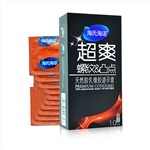 海氏海诺天然胶乳橡胶避孕套(超爽螺纹&凸点)