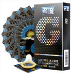 名流天然乳胶橡胶避孕套(G点大颗粒-冰火融情浮点普通型)